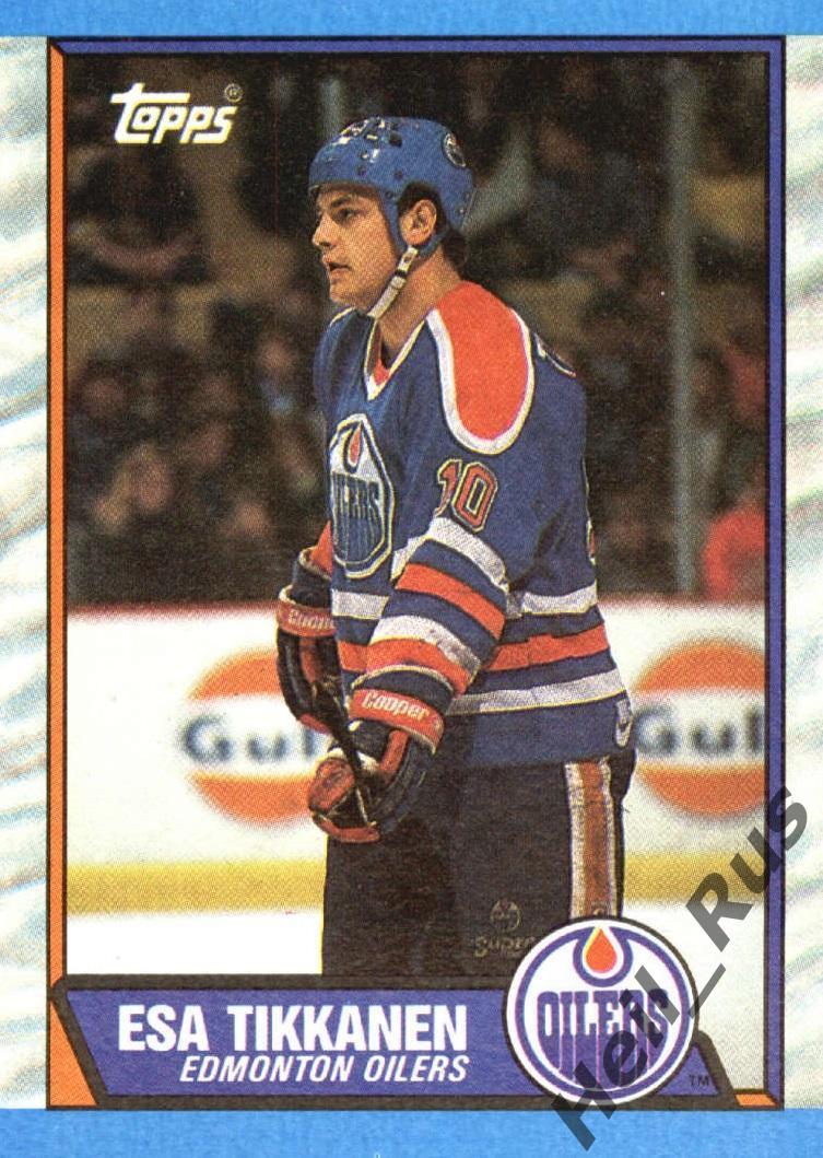 Хоккей Карточка Esa Tikkanen / Эса Тикканен (Edmonton Oilers / Эдмонтон) НХЛ/NHL
