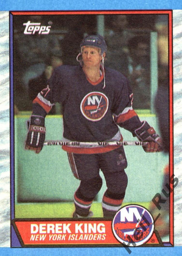 Карточка Derek King/Дерек Кинг (New York Islanders/Нью-Йорк Айлендерс) НХЛ/NHL
