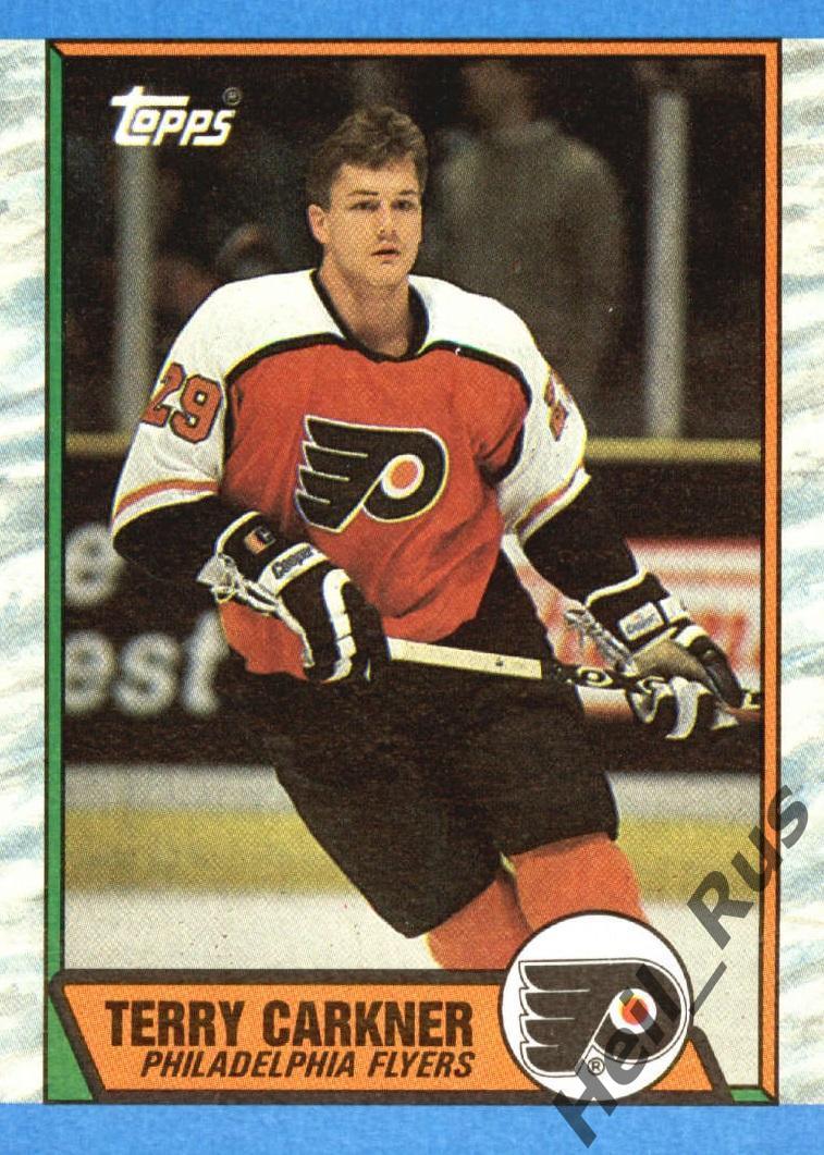 Карточка Terry Carkner/Терри Каркнер (Philadelphia Flyers/Филадельфия) НХЛ/NHL
