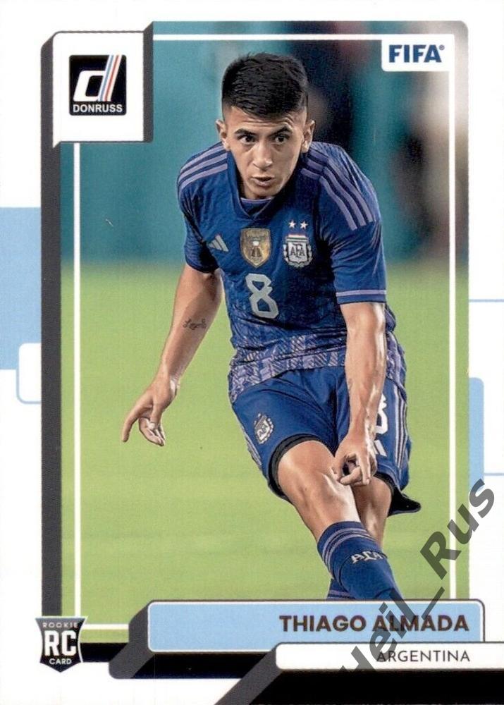 Футбол. Карточка Thiago Almada/Тьяго Альмада (Аргентина) Panini/Панини 2022-23