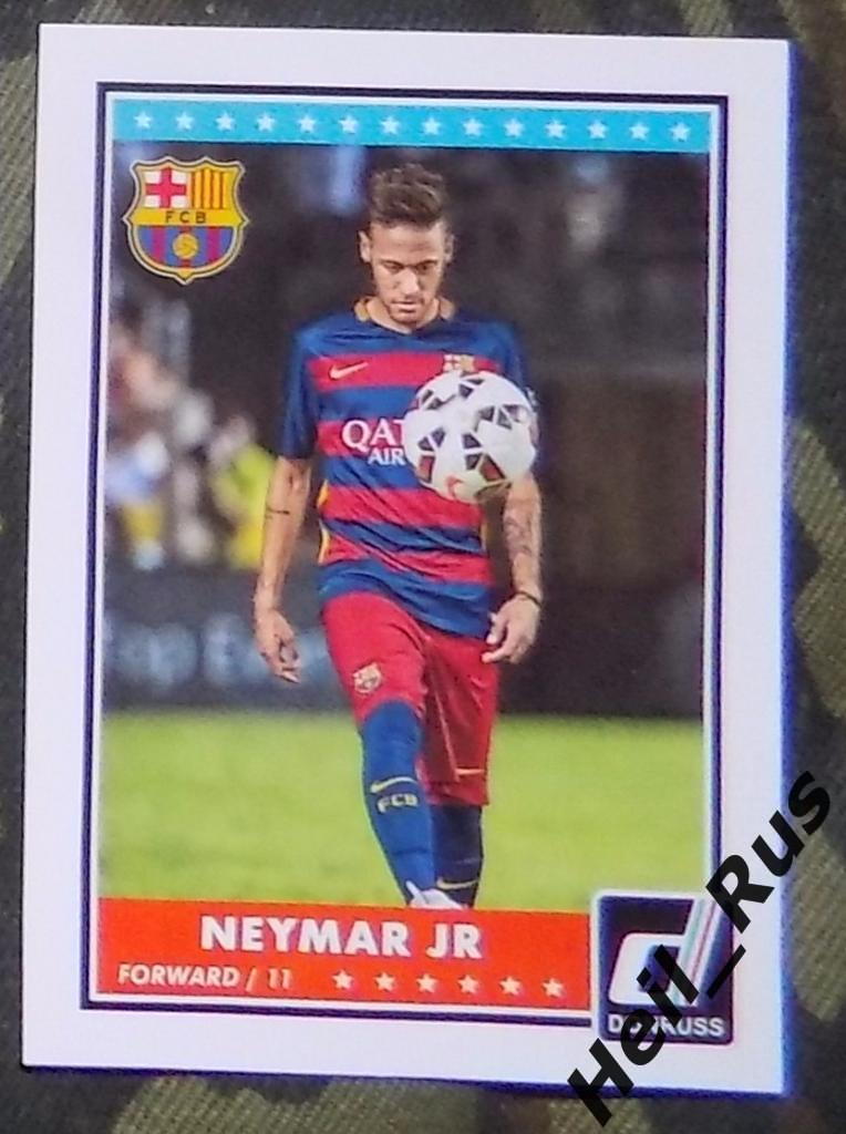 Футбол Карточка Neymar Jr/Неймар (Барселона, Пари Сен-Жермен) Panini/Панини 2015