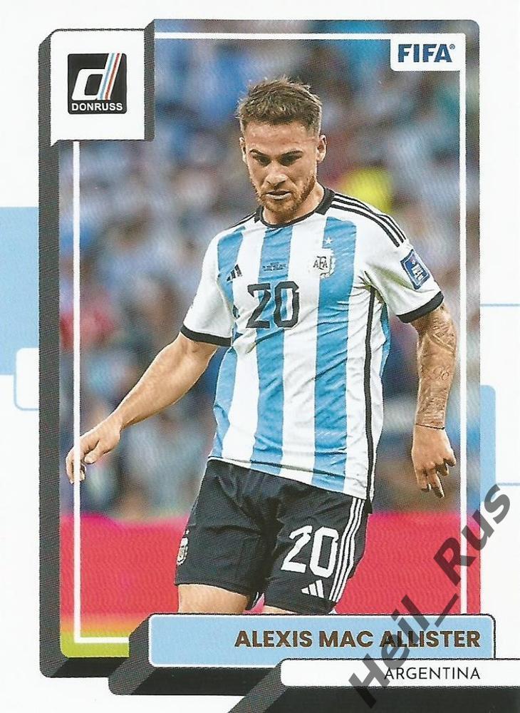 Футбол. Карточка Алексис Мак Аллистер Аргентина, Ливерпуль Panini/Панини 2022-23