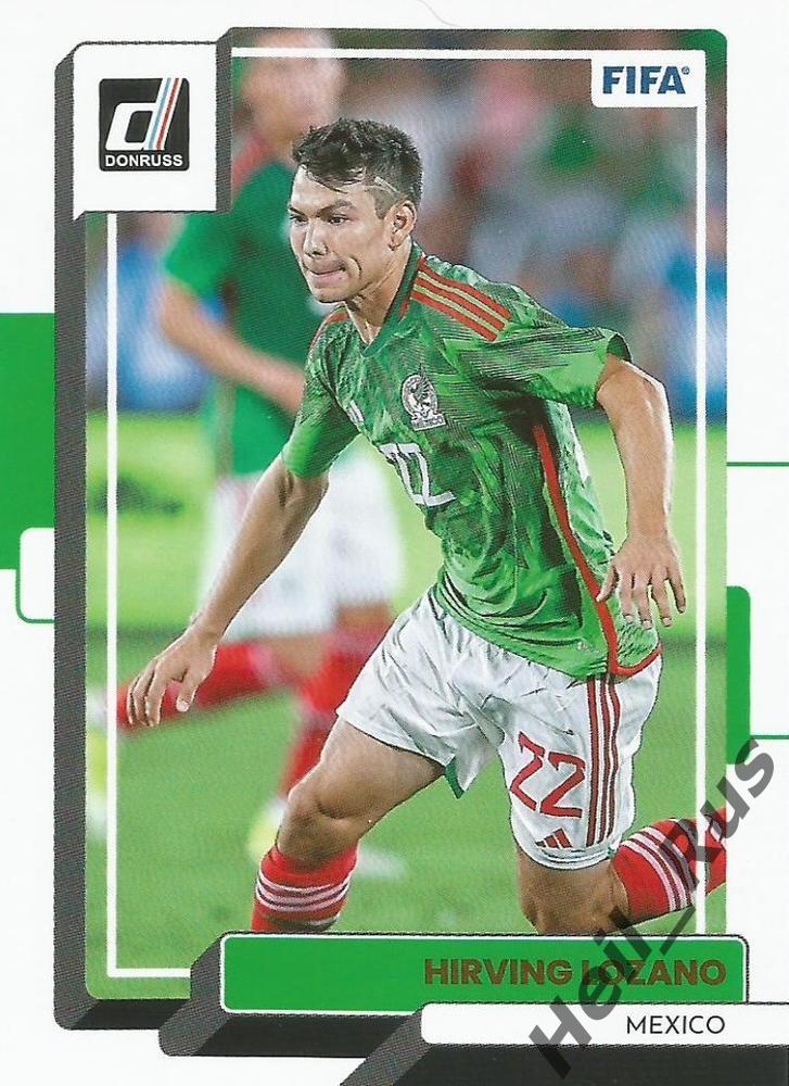 Футбол Карточка Hirving Lozano/Ирвинг Лосано Мексика, Наполи, ПСВ Panini 2022-23