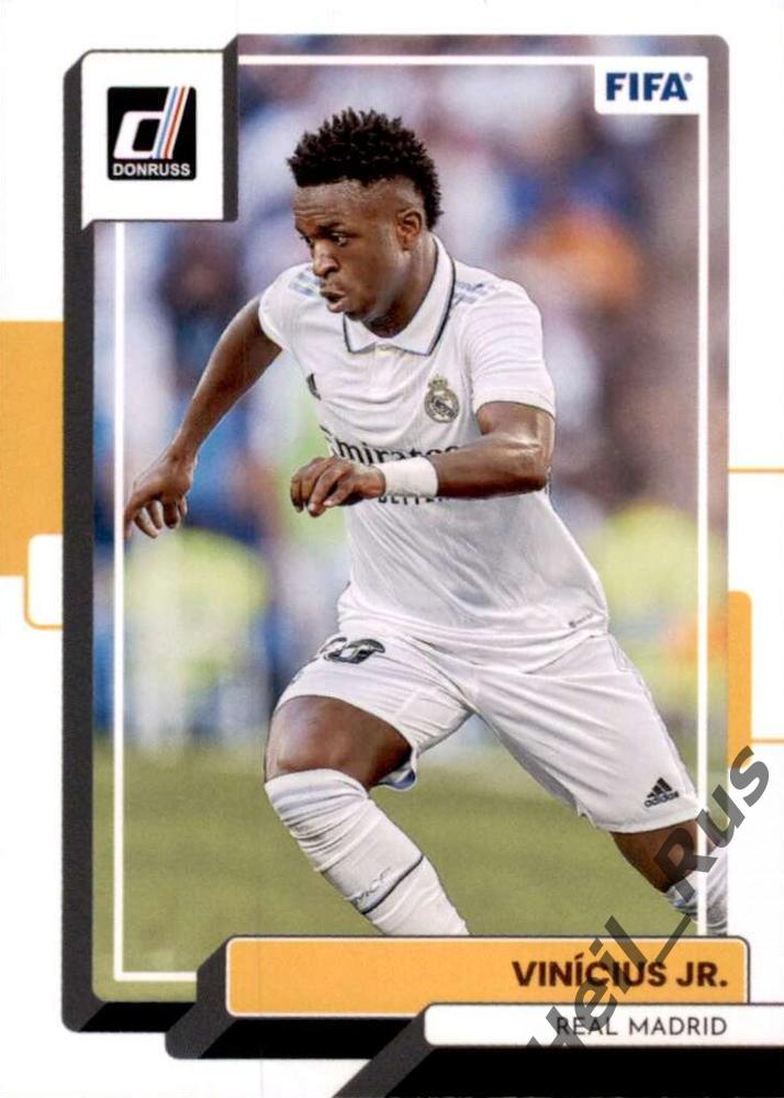 Футбол Карточка Vinicius Jr/Винисиус Жуниор Реал Мадрид, Фламенго Panini 2022-23