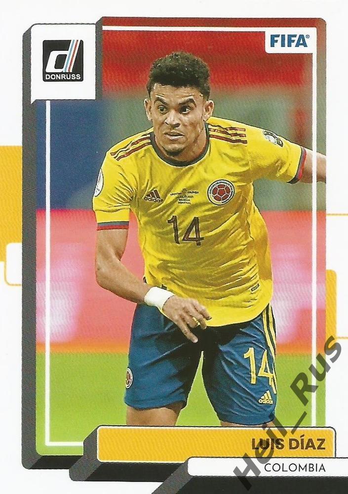 Футбол. Карточка Luis Diaz/Луис Диас (Колумбия, Порту, Ливерпуль) Panini 2022-23