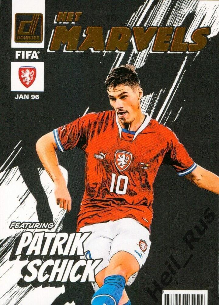 Футбол. Карточка Patrik Schick/Патрик Шик (Чехия, Байер 04, Рома) Panini 2022-23