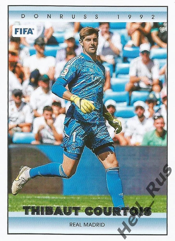 Футбол. Карточка Thibaut Courtois/Тибо Куртуа Реал/Атлетико Мадрид, Челси Panini