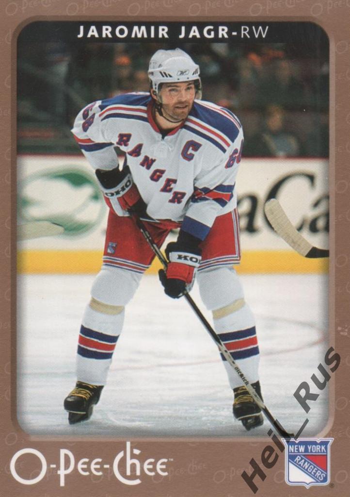 Карточка Яромир Ягр (New York Rangers/Нью-Йорк Рейнджерс, Авангард) НХЛ/NHL/КХЛ