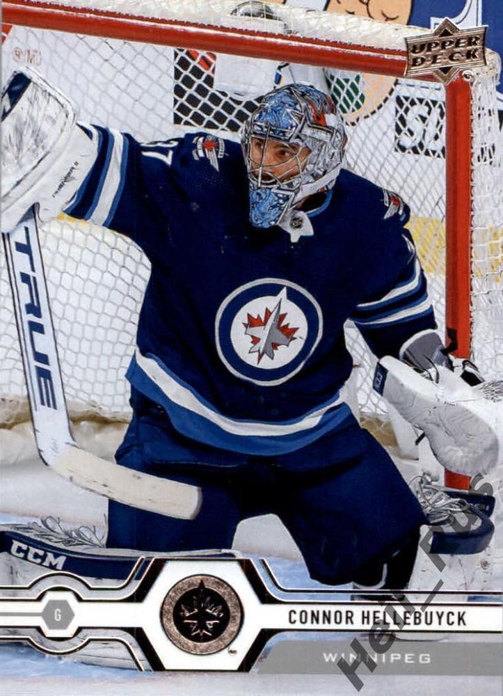 Карточка Connor Hellebuyck/Коннор Хеллебак Winnipeg Jets/Виннипег Джетс NHL-НХЛ