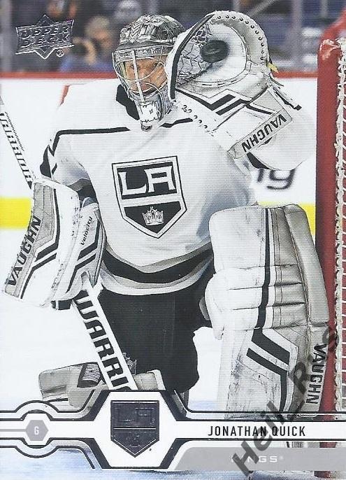 Карточка Jonathan Quick / Джонатан Куик (Los Angeles Kings/Лос-Анджелес) НХЛ/NHL