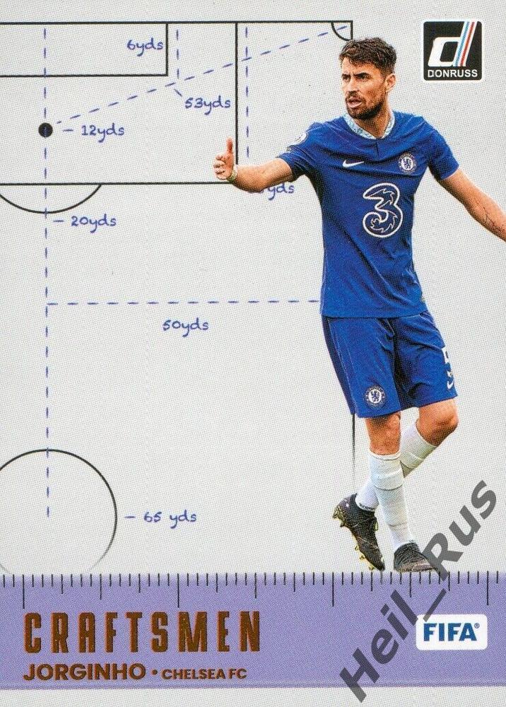 Футбол. Карточка Jorginho/Жоржиньо Челси, Арсенал Лондон, Наполи Panini 2022-23