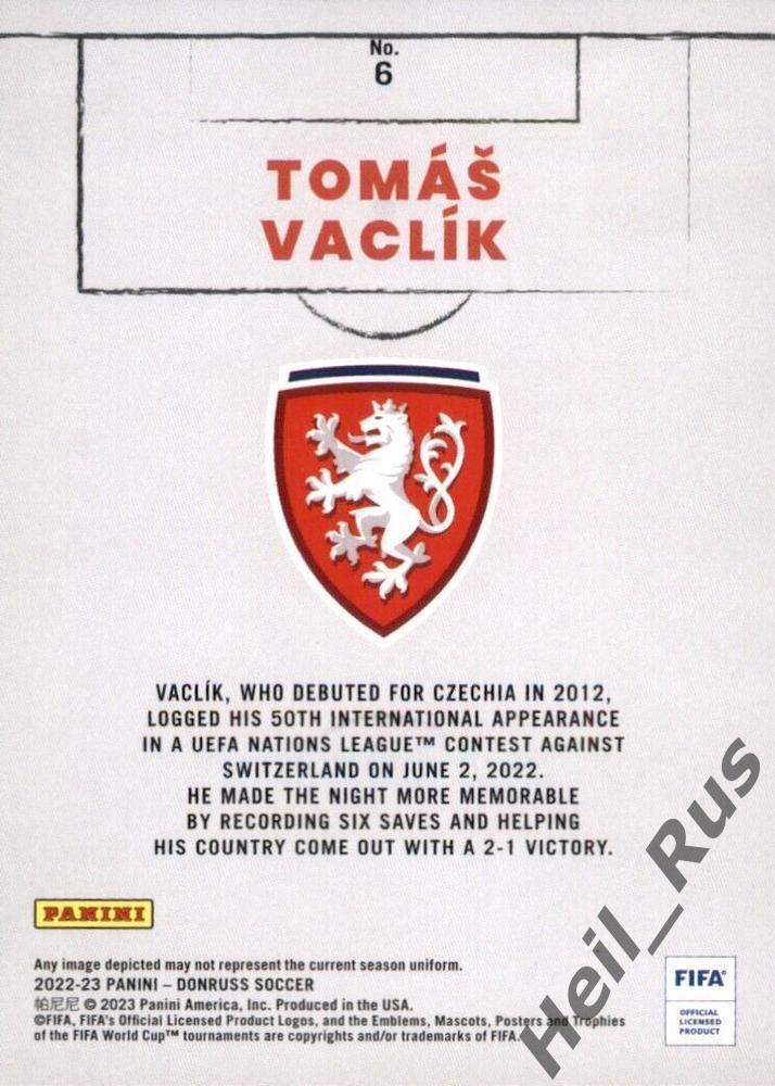 Футбол. Карточка Tomas Vaclik/Томаш Вацлик Чехия, Севилья, Базель Panini 2022-23 1
