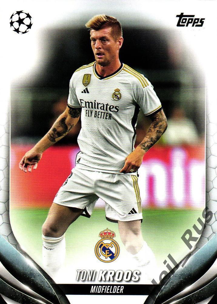 Футбол. Карточка Тони Кроос (Реал Мадрид, Бавария) Лига Чемпионов 2023-24 TOPPS