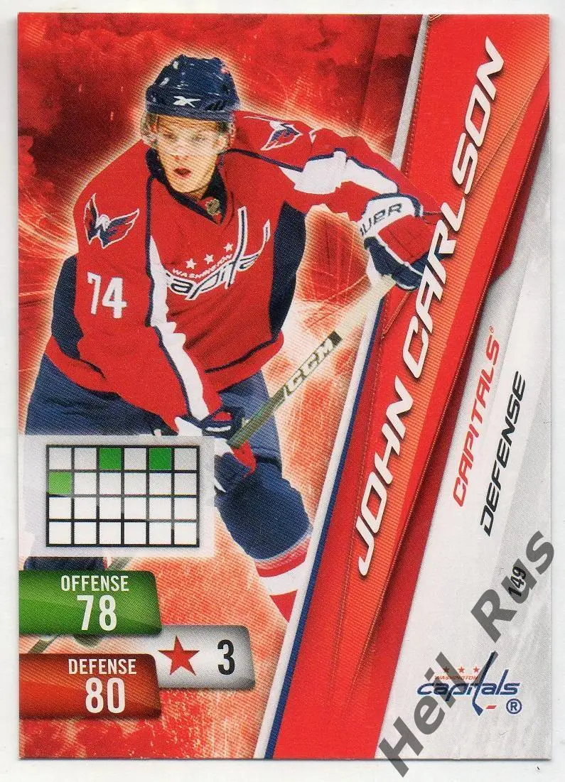 Хоккей Карточка John Carlson/Джон Карлсон Washington Capitals/Вашингтон NHL/НХЛ