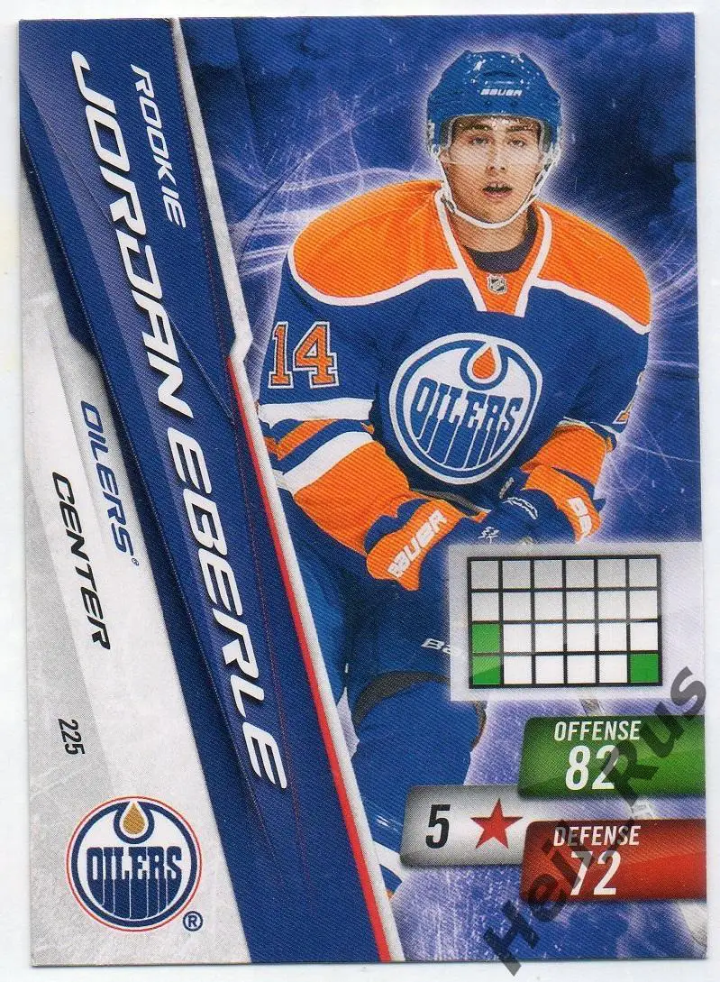 Хоккей. Карточка Jordan Eberle/Джордан Эберле Edmonton Oilers / Эдмонтон НХЛ/NHL
