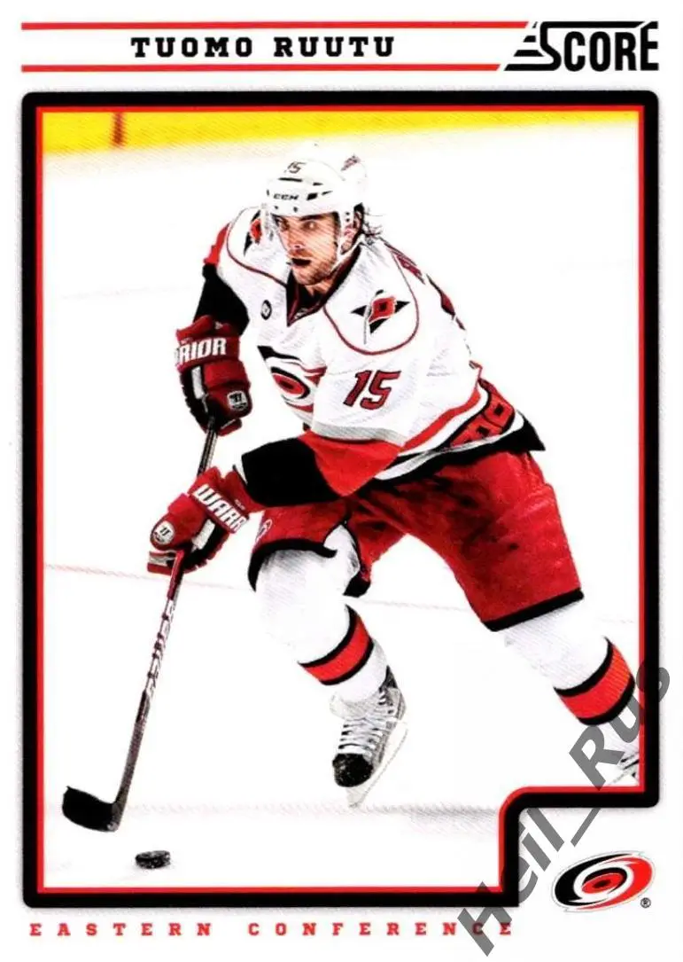 Хоккей Карточка Tuomo Ruutu/Туомо Рууту (Carolina Hurricanes/Каролина) НХЛ/NHL