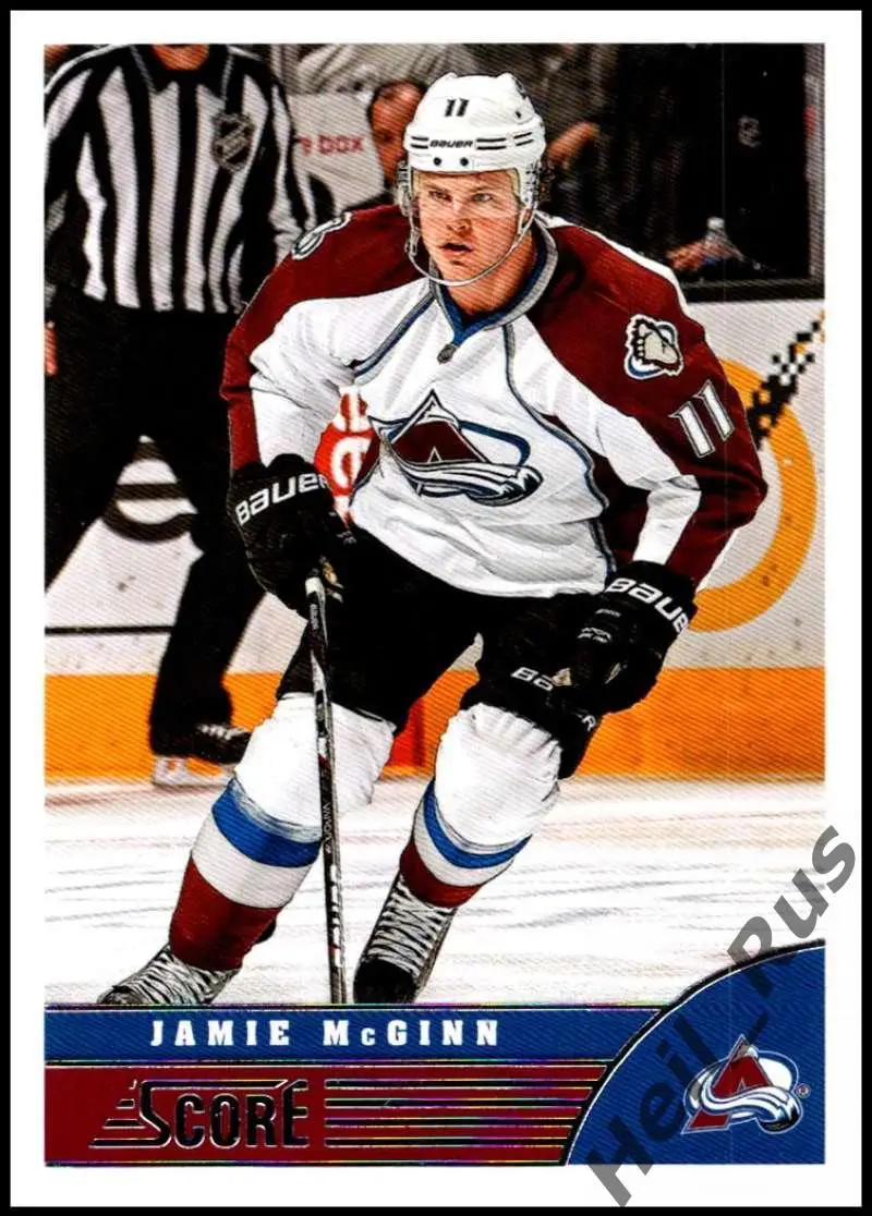 Хоккей. Карточка Jamie McGinn/Джейми Макгинн Colorado Avalanche/Колорадо НХЛ/NHL