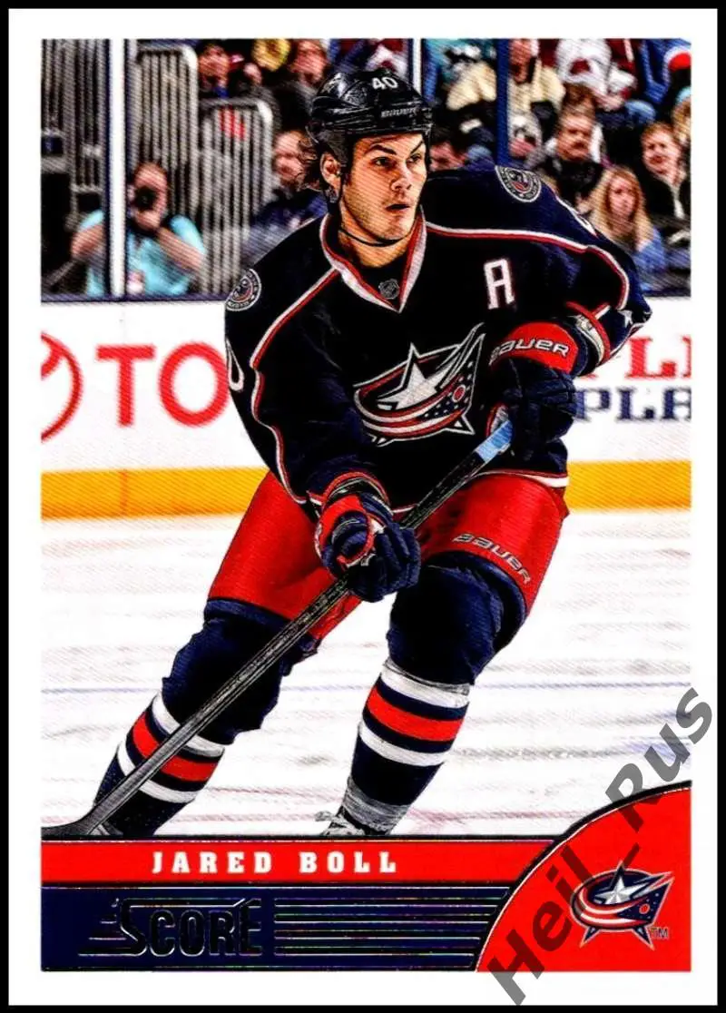 Хоккей. Карточка Jared Boll/Джаред Болл (Columbus Blue Jackets/Коламбус) НХЛ/NHL