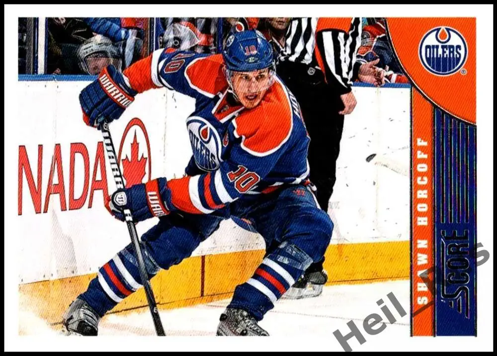 Хоккей. Карточка Shawn Horcoff / Шон Хоркофф (Edmonton Oilers/Эдмонтон) НХЛ/NHL