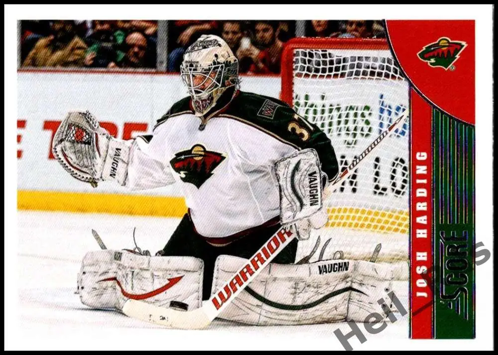 Хоккей Карточка Josh Harding/Джош Хардинг Minnesota Wild/Миннесота Уайлд НХЛ/NHL