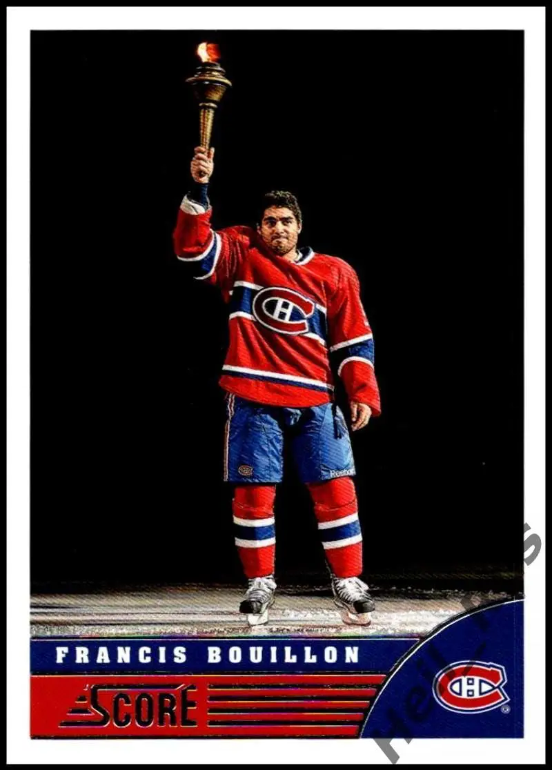 Карточка Francis Bouillon/Франсис Буйон (Montreal Canadiens/Монреаль) НХЛ/NHL