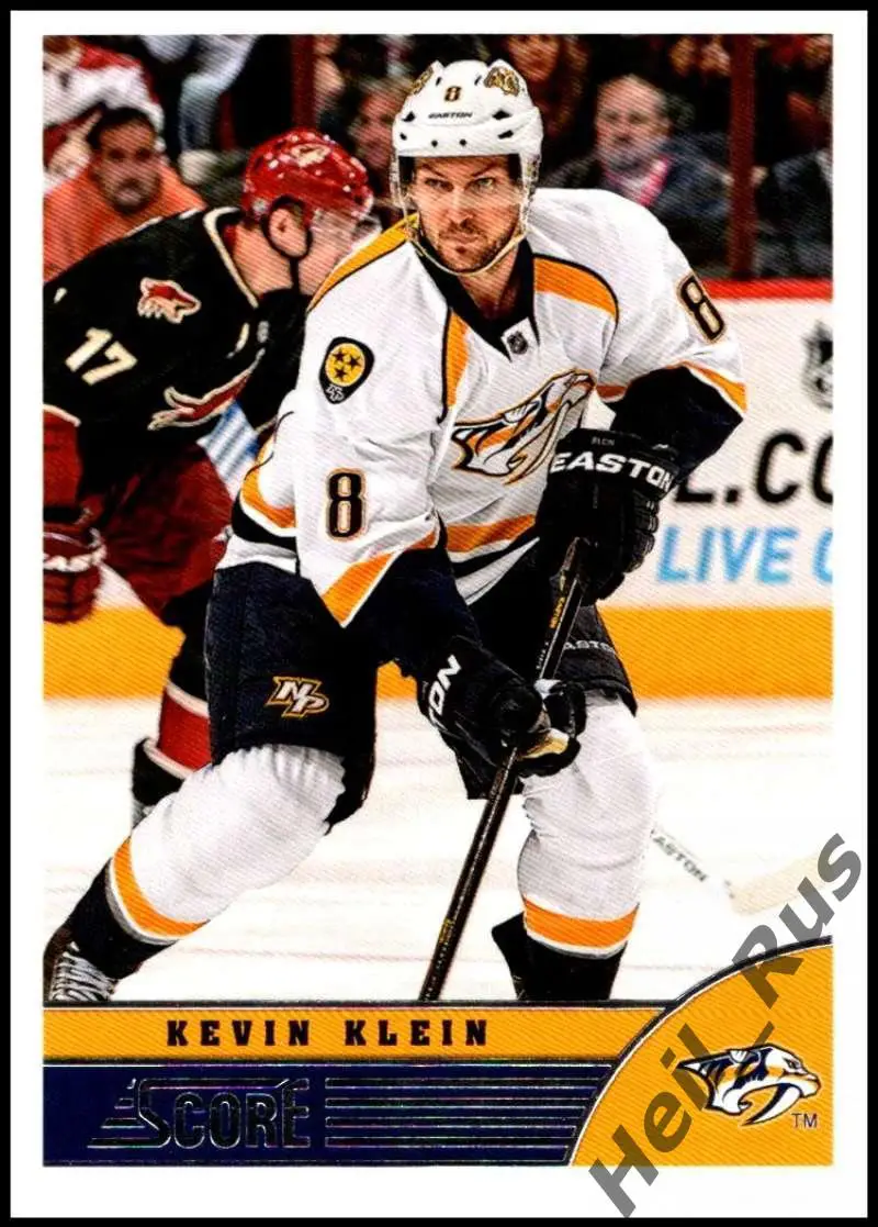 Хоккей. Карточка Kevin Klein/Кевин Клайн (Nashville Predators/Нэшвилл) НХЛ/NHL