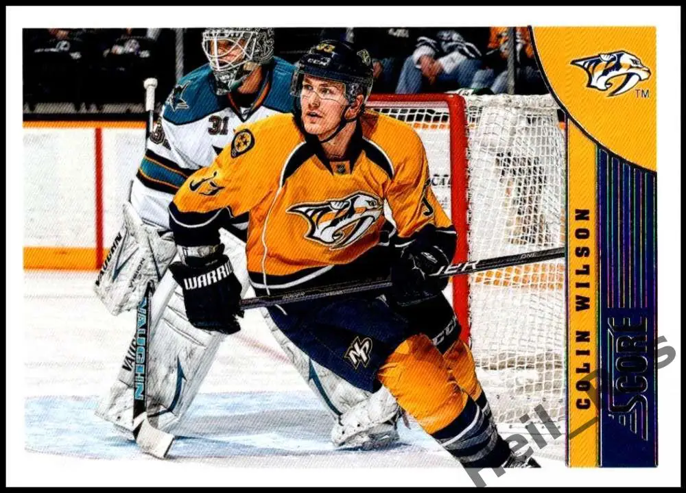 Хоккей. Карточка Colin Wilson/Колин Уилсон (Nashville Predators/Нэшвилл) НХЛ/NHL
