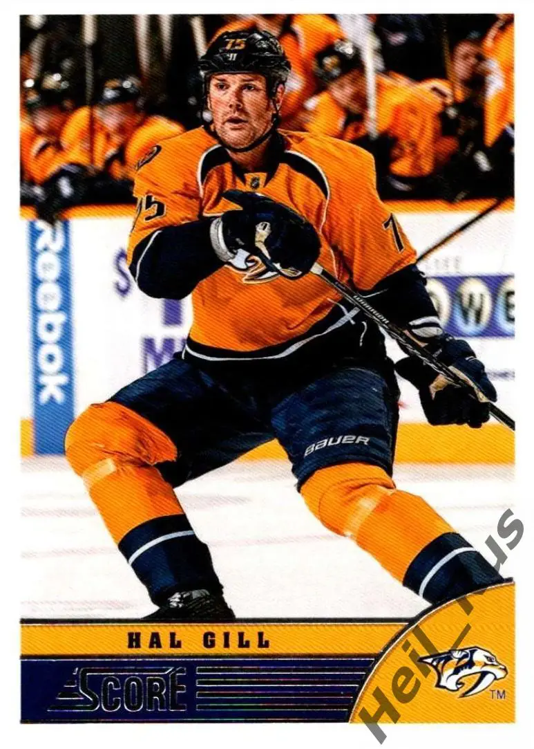 Хоккей. Карточка Hal Gill/Хэл Гилл Nashville Predators/Нэшвилл Предаторз НХЛ/NHL