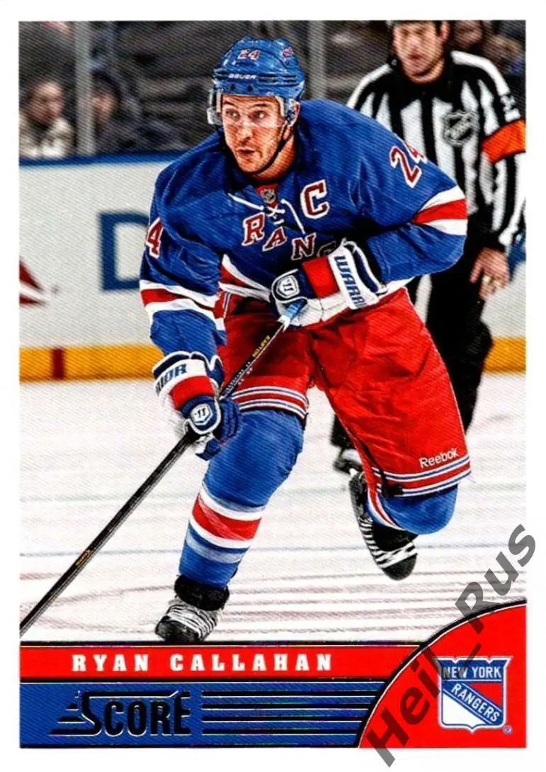 Карточка R. Callahan/Райан Кэллахан New York Rangers/Нью-Йорк Рейнджерс НХЛ/NHL