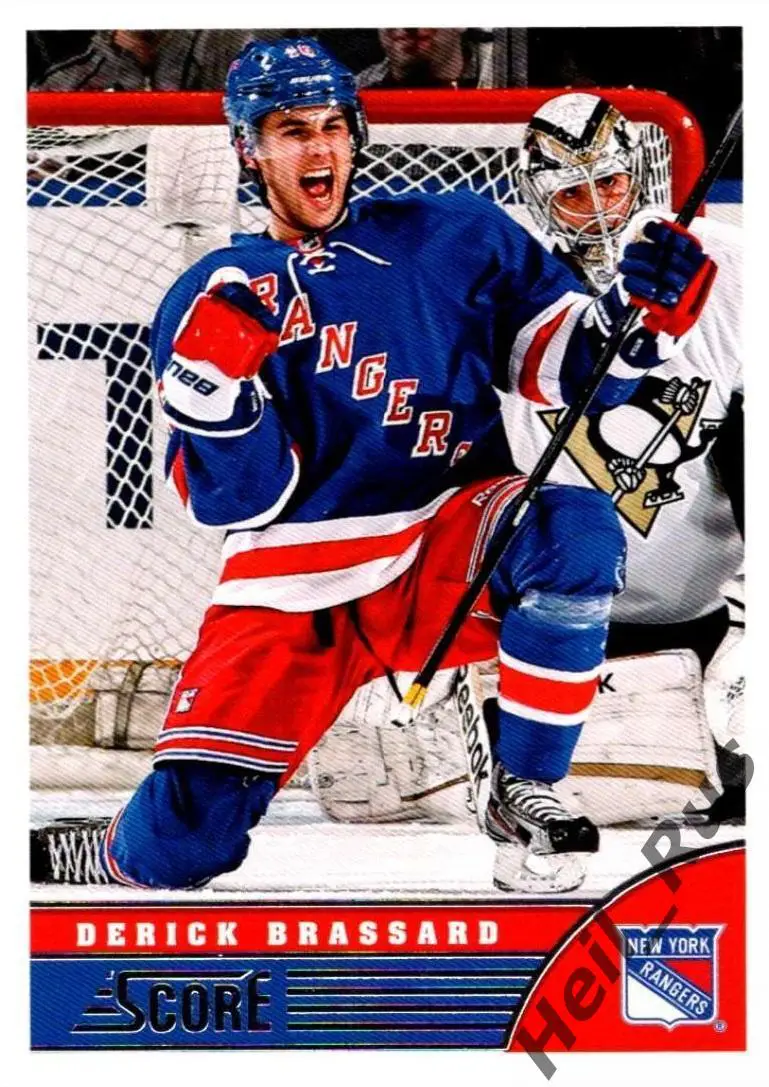 Карточка D. Brassard/Дерик Брассар (New York Rangers/Нью-Йорк Рейнджерс) НХЛ/NHL