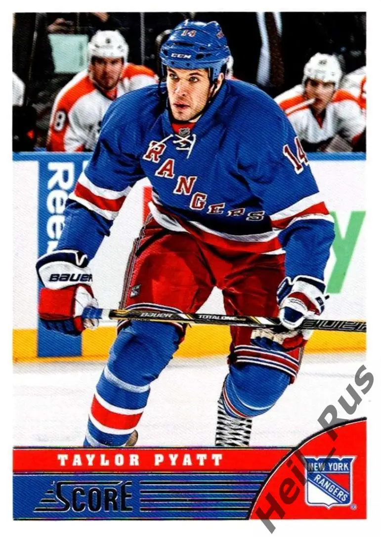 Карточка Taylor Pyatt/Тэйлор Пайэтт New York Rangers/Нью-Йорк Рейнджерс НХЛ/NHL
