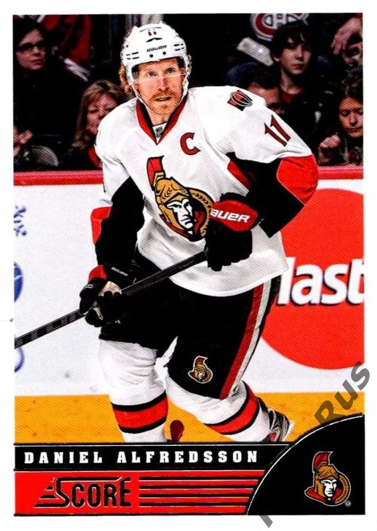Карточка Daniel Alfredsson/Даниэль Альфредссон (Ottawa Senators/Оттава) НХЛ/NHL