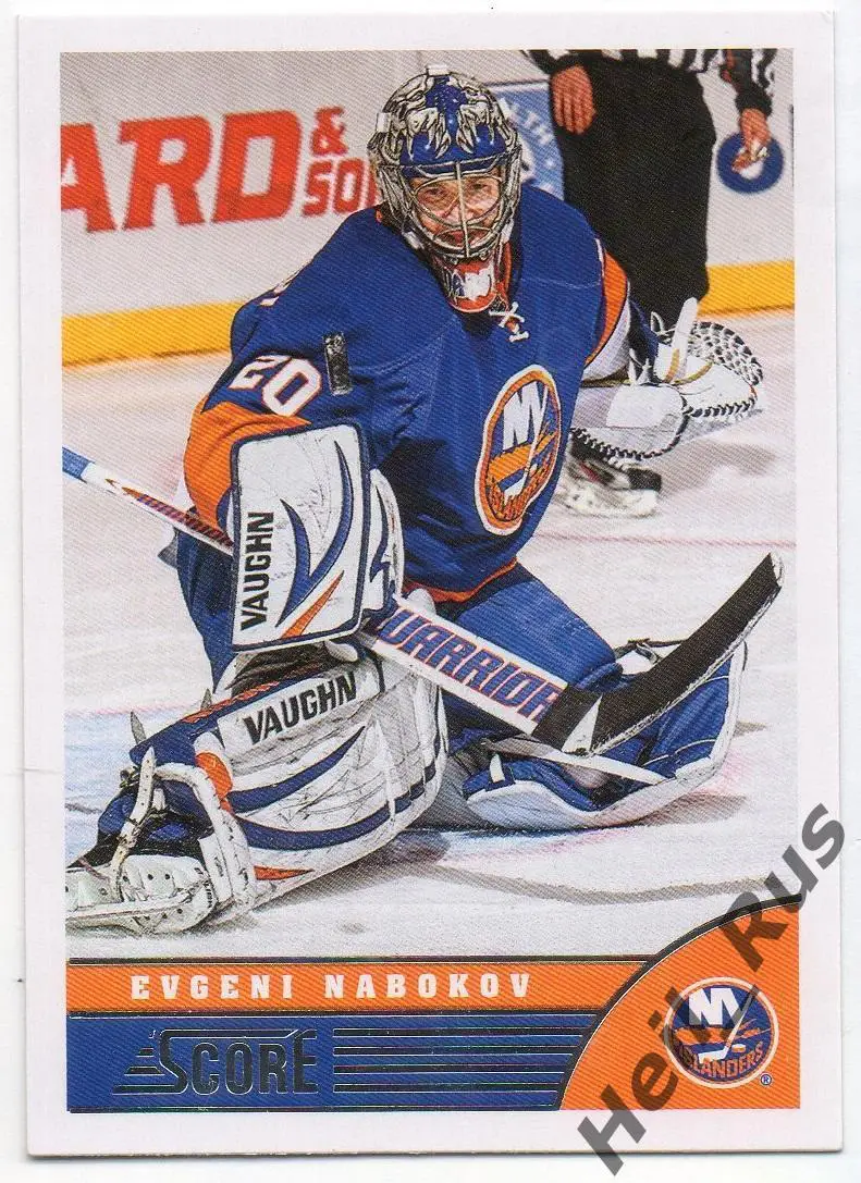 Карточка Евгений Набоков New York Islanders, Металлург/СКА/Динамо Москва НХЛ/КХЛ