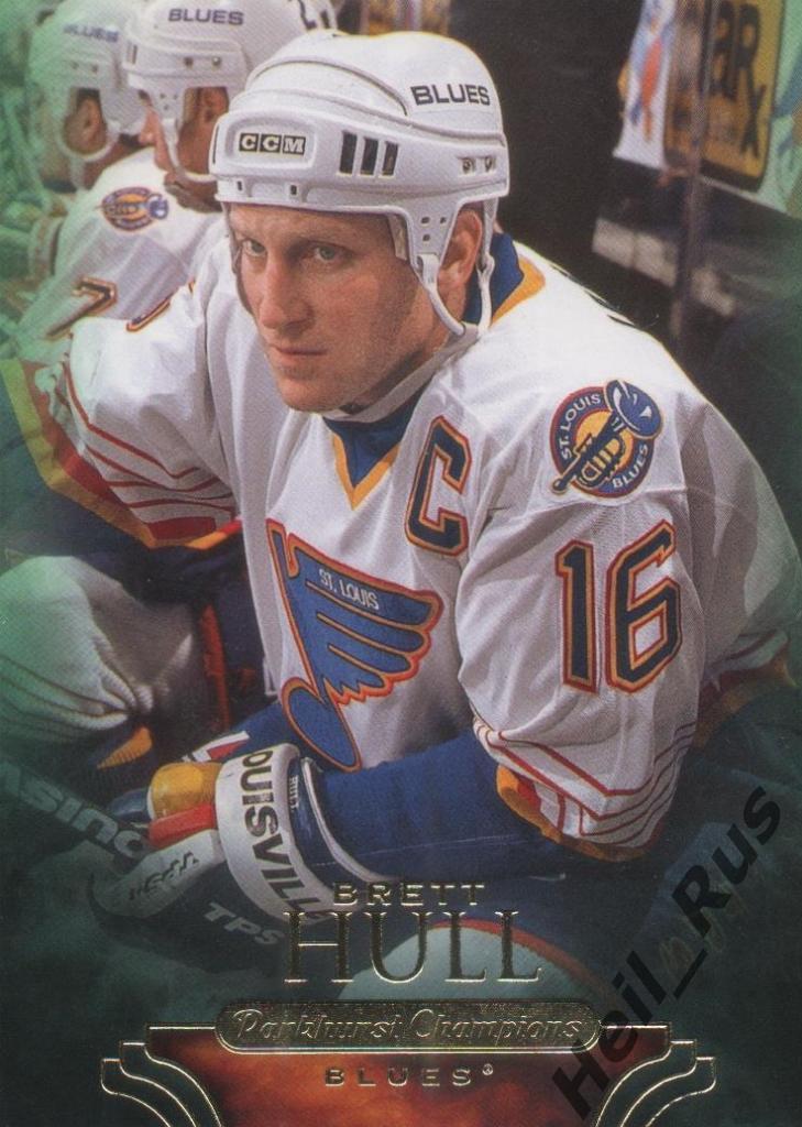 Хоккей Карточка Brett Hull/Бретт Халл (St. Louis Blues/Сент-Луис Блюз) НХЛ/NHL