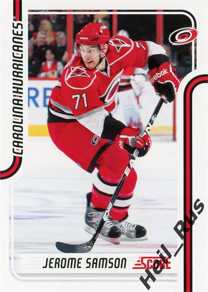 Хоккей Карточка Jerome Samson/Джером Самсон Carolina Hurricanes/Каролина НХЛ/NHL