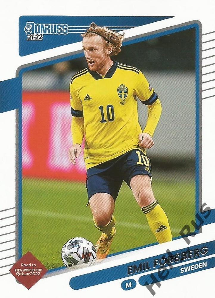 Футбол. Карточка Emil Forsberg/Эмиль Форсберг (Швеция, РБ Лейпциг) 2022 Panini