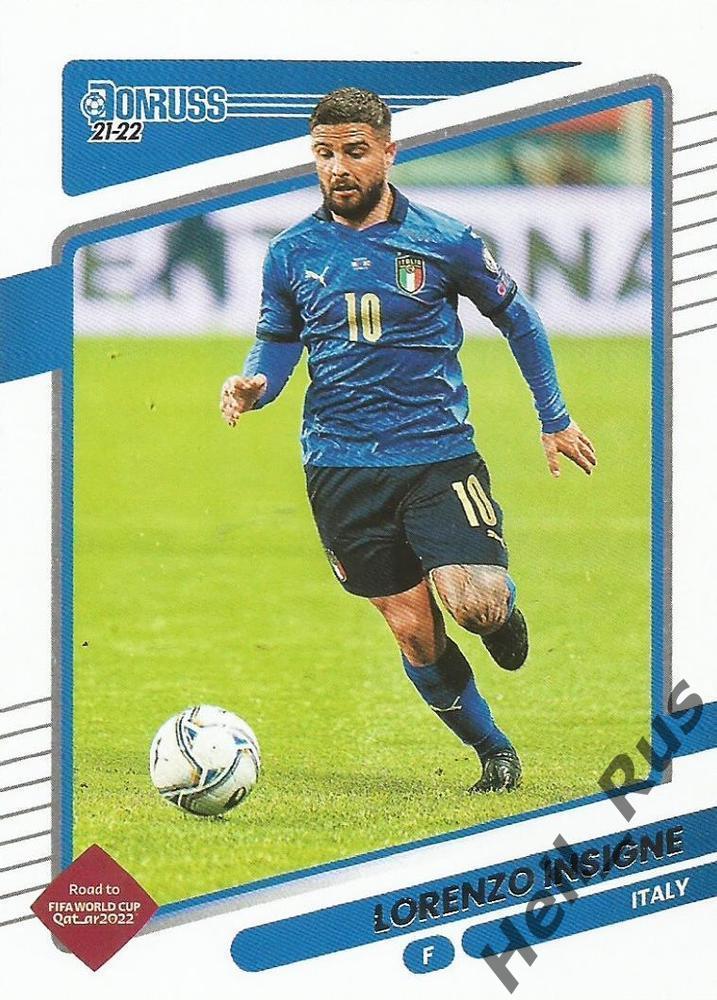 Футбол. Карточка Lorenzo Insigne / Лоренцо Инсинье (Италия, Наполи) 2022 Panini