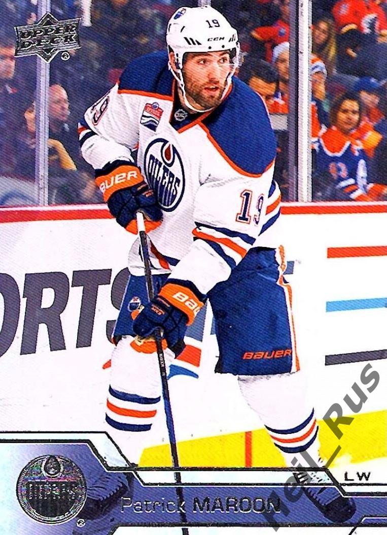 Хоккей. Карточка Patrick Maroon/Патрик Марун (Edmonton Oilers/Эдмонтон) НХЛ/NHL