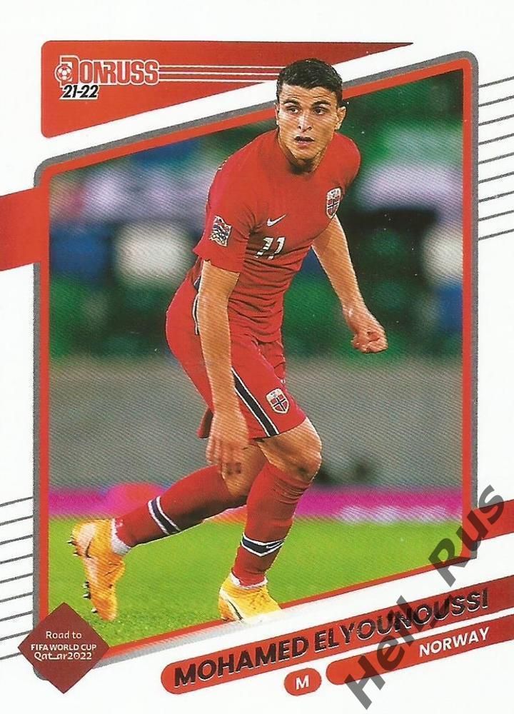 Футбол. Карточка Mohamed Elyounoussi/Мохамед Эльюнусси (Норвегия) 2022 Panini