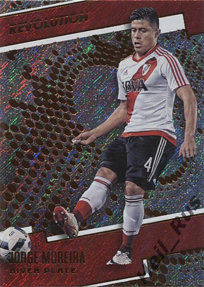 Футбол. Карточка Jorge Moreira/Хорхе Морейра River Plate/Ривер Плейт Panini 2017