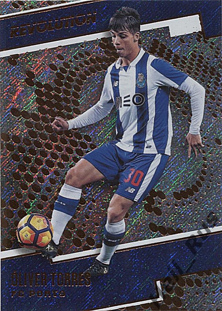 Футбол Карточка Oliver Torres/Оливер Торрес Порту/Атлетико Мадрид/Севилья Panini