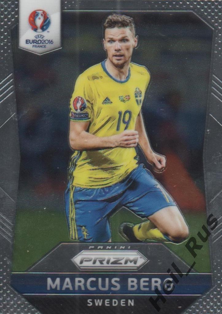 Футбол. Карточка Marcus Berg/Маркус Берг Швеция, Краснодар Euro/Евро 2016 Panini