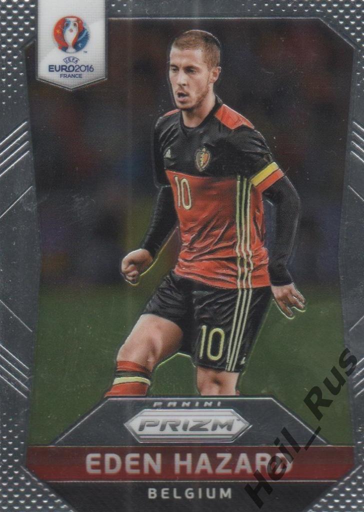 Карточка Eden Hazard/Эден Азар Бельгия, Челси/Реал Мадрид Euro/Евро 2016 Panini