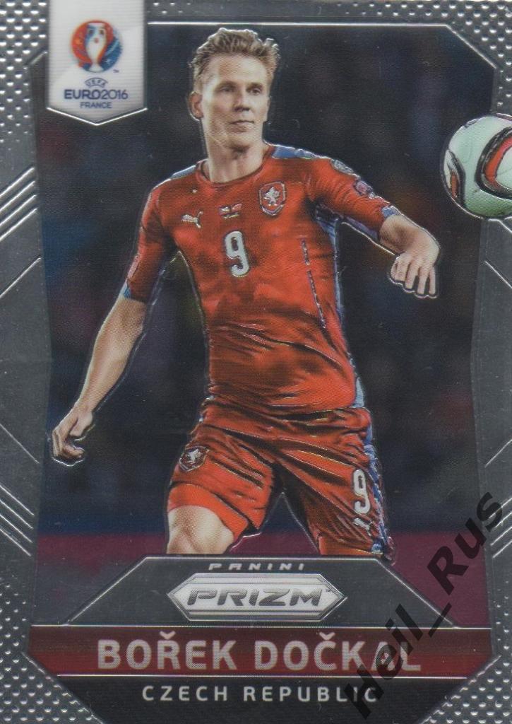 Футбол Карточка Боржек Дочкал (Чехия, Спарта Прага/Слован) Euro/Евро 2016 Panini