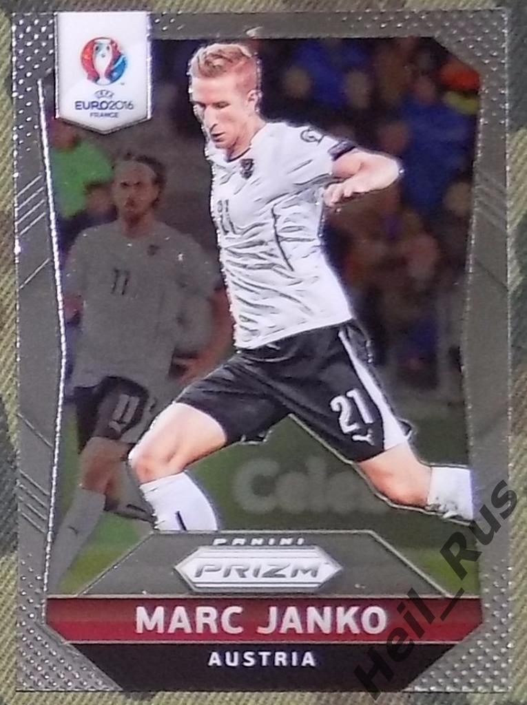 Карточка Марк Янко (Австрия, Ред Булл Зальцбург, Базель) Euro/Евро 2016 Panini