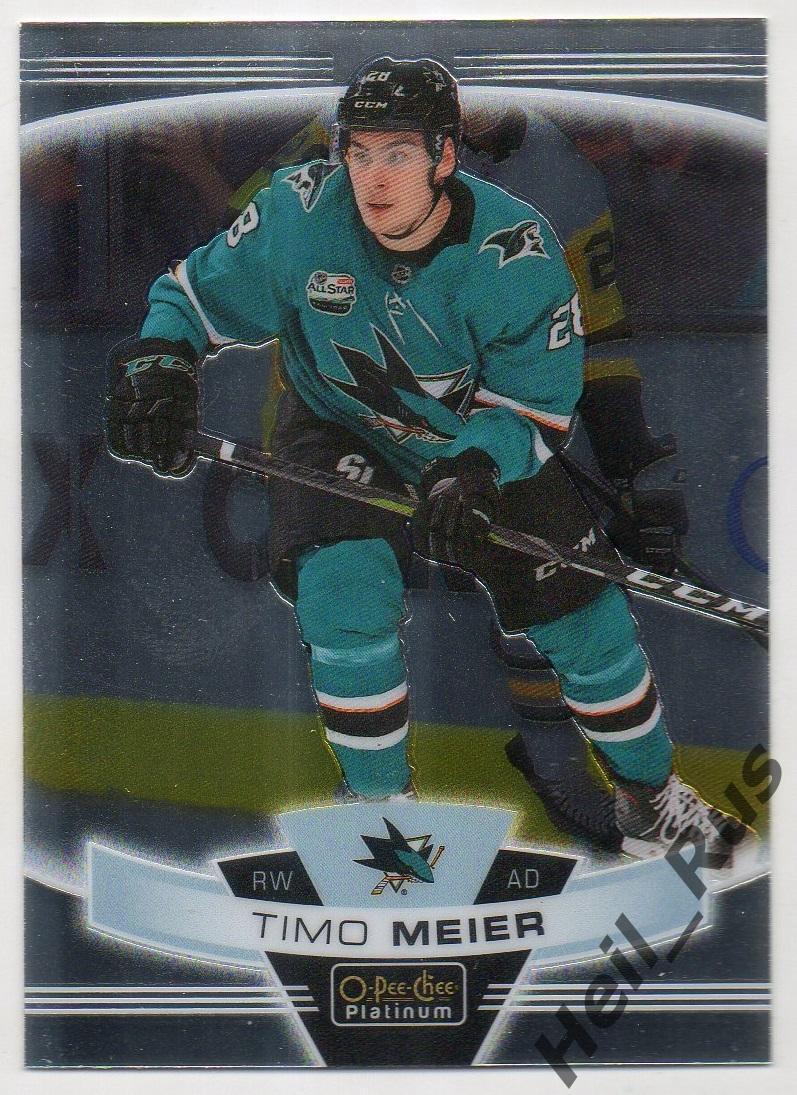 Хоккей Карточка Timo Meier/Тимо Майер (San Jose Sharks/Сан-Хосе Шаркс) НХЛ/NHL