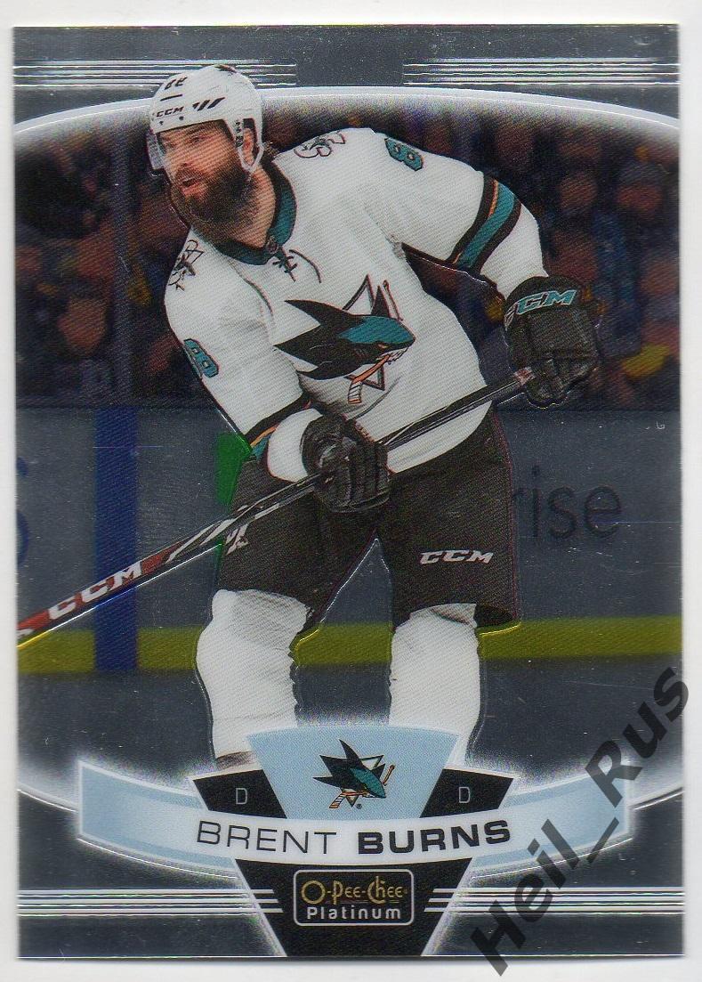 Хоккей. Карточка Brent Burns/Брент Бернс San Jose Sharks/Сан-Хосе Шаркс НХЛ/NHL