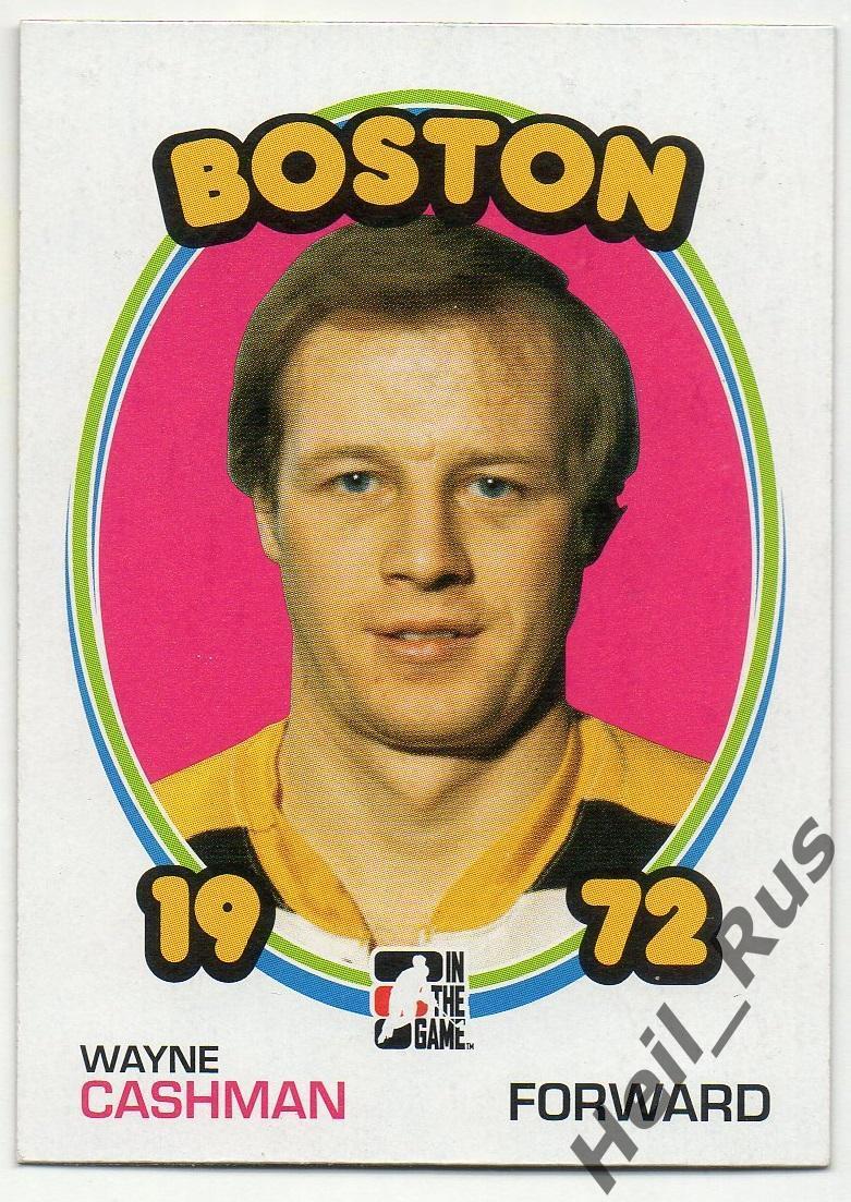 Хоккей. Карточка Wayne Cashman/Уэйн Кэшмен (Boston Bruins/Бостон Брюинз) НХЛ/NHL