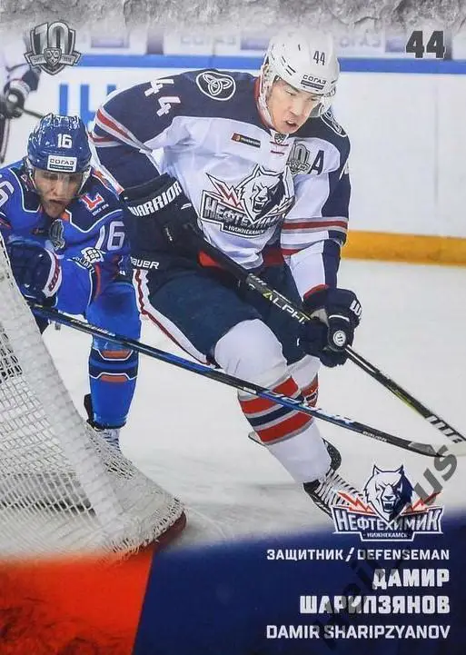 Карточка Дамир Шарипзянов (Нефтехимик Нижнекамск) КХЛ/KHL сезон 2017/18 SeReal