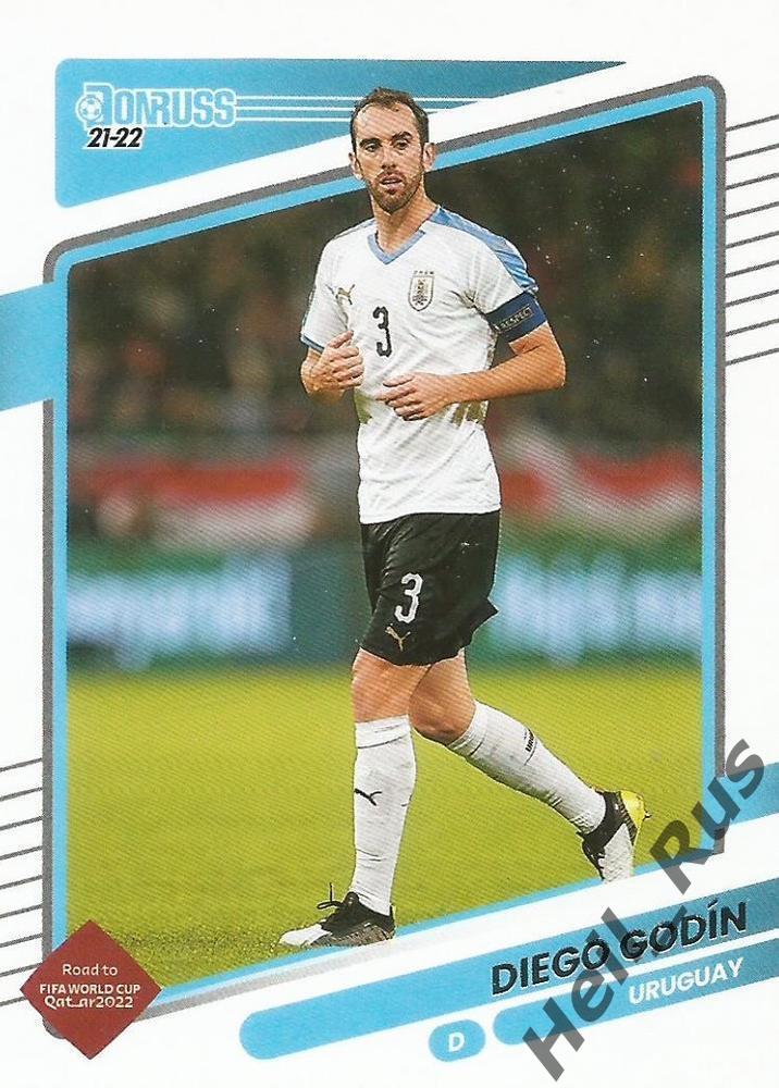 Карточка Diego Godin/Диего Годин Уругвай/Атлетико Мадрид/Интер/Вильярреал Panini